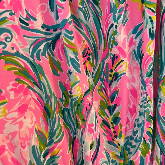 Lilly Pulitzer Pants - Lilly Pulitzer off the shoulder romper. Size medium. Pink!